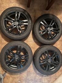 SET CERCHI IN LEGA + GOMME M+S USATE