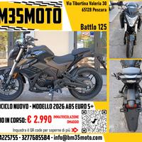 Cyclone BATTLO 125 Abs 2026 - SU STRADA