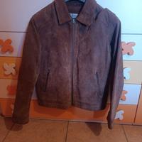 giubbino in pelle scamosciato 