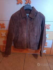 giubbino in pelle scamosciato 