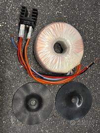 Trasformatore toroidale 21,5V 5,5A 120VA con ponte