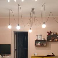 lampadario con 4 punti luce in sospensione 