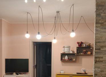 lampadario con 4 punti luce in sospensione 