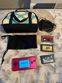 nintendo game boy micro fucsia