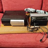 autoradio vintage con caricatore cd