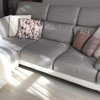 Divano 4 posti poltrone sofa + pouf penisola