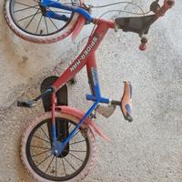 Bici da bambino Spiderman - Misura 16