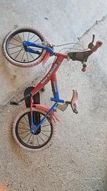 Bici da bambino Spiderman - Misura 16