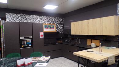 Cucina Mobilegno piana in hpl vasca integrata