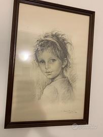 Quadri a carboncino maestro Giuseppe Tarantino