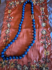 Collana molto bella di lapislazzuli