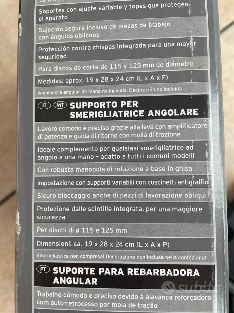 Supporto per smerigliatrice angolare Powerfix - Giardino e Fai da te In  vendita a Monza e della Brianza