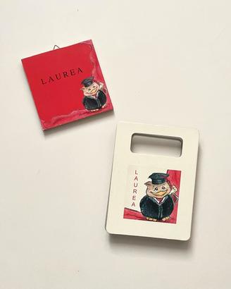 Quadretto con gufetto Laurea