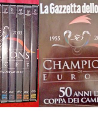 50 anni di coppa dei campioni 10 DVD, e altri