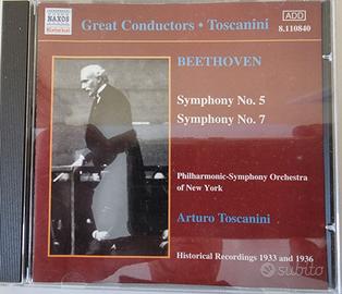 Lotto 2 CD Arturo Toscanini - Beethoven, Brahms...