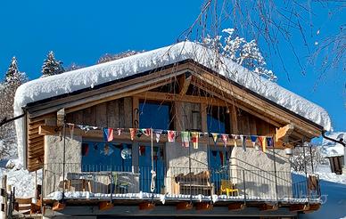 Baita indipendente con giardino
