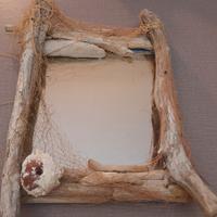 SPECCHIO CON LEGNI 