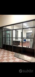 Porte scorrevoli ferro e vetro