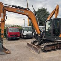 CASE CX80C con Att. Rapido e 2 Benne