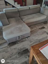 Divano letto 3 posti più contenitore 
