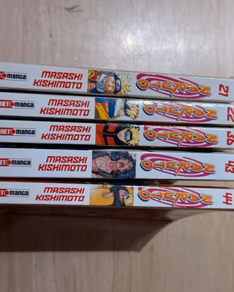 Manga Naruto Volumi Sparsi (21, 22, 36, 43, 44)