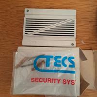 sirena allarme 12volt tecsa da interno