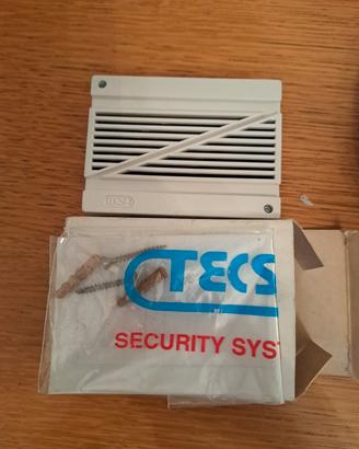 sirena allarme 12volt tecsa da interno