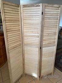 Paravento in legno