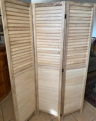 Paravento in legno