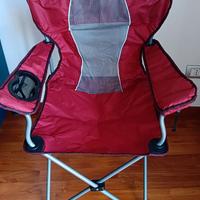 Sedia pieghevole da campeggio e non solo con sacca