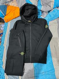 Tuta Stone Island nera