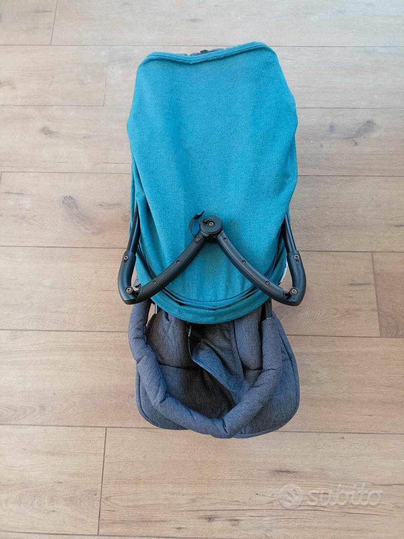 Passeggino Pieghevole 2 In 1 Leggero | Con Cintura Di Sicurezza 5 Punti E Ruote In Schiuma EVA - Foto 13