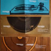manuali di istruzione giradischi Thorens