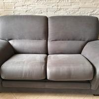 DIVANO GRICO SCURO TESSUTO IDROREPELLENTE