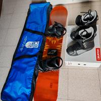 Tavola e scarponi da Snow