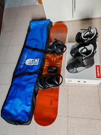 Tavola e scarponi da Snow