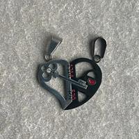 Ciondolo Cuore Divisibile con Chiave