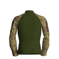 COMBAT SHIRT IR ADERENTE IN TESSUTO DRYTEK VERDE E