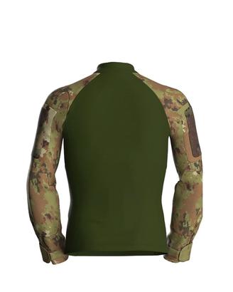 COMBAT SHIRT IR ADERENTE IN TESSUTO DRYTEK VERDE E