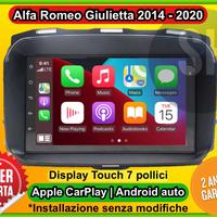 Radio Carplay android auto Alfa Giulietta