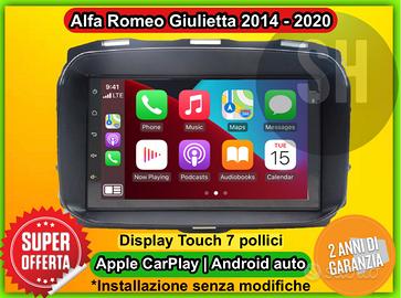 Radio Carplay android auto Alfa Giulietta