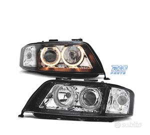 FARI OCCHI ANGEL PER AUDI A6 01-04 ADATTABILI XENO