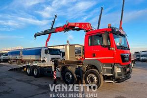 MAN TGS 35.360 €6 8x4 4 ASSI PIANALE / CARRELLONE 