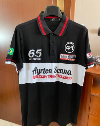 Polo Ayrton Senna in cotone