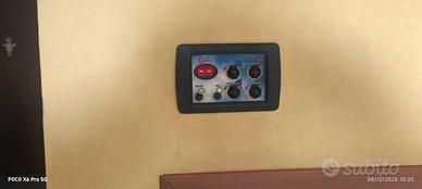 Camino termo ventilato sia a legna che pellet