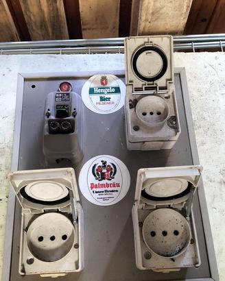 Quadri elettrici con prese