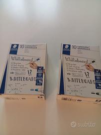 Pennarelli blu per lavagne bianche (16 pezzi)