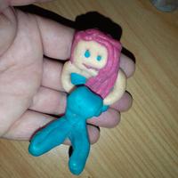 sirenetta effetto cerapongo in ceramica 6cm