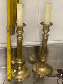 Vecchie Lampade a candelabro 