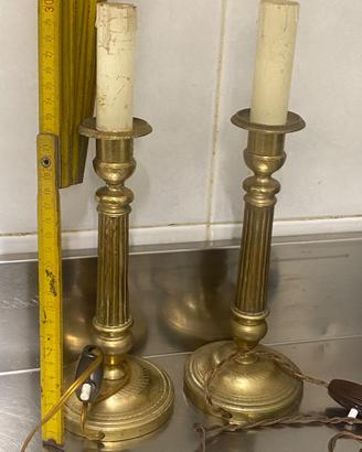 Vecchie Lampade a candelabro 